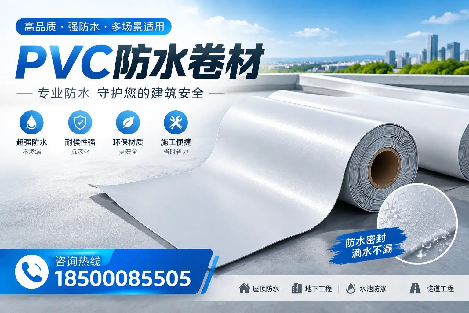 PVC防水卷材的市场竞争分析，咸阳品牌选择参考